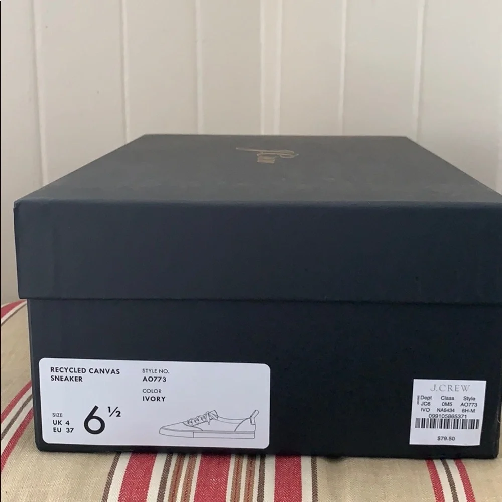NIB J. Crew Harbor sneaker in White - Picture 5 of 7